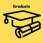 Clipart of graduate graduation cap.