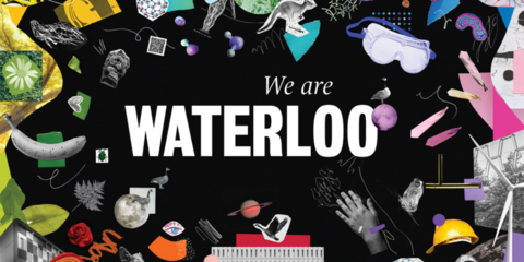 banner collage image graphic with the words we are waterloo