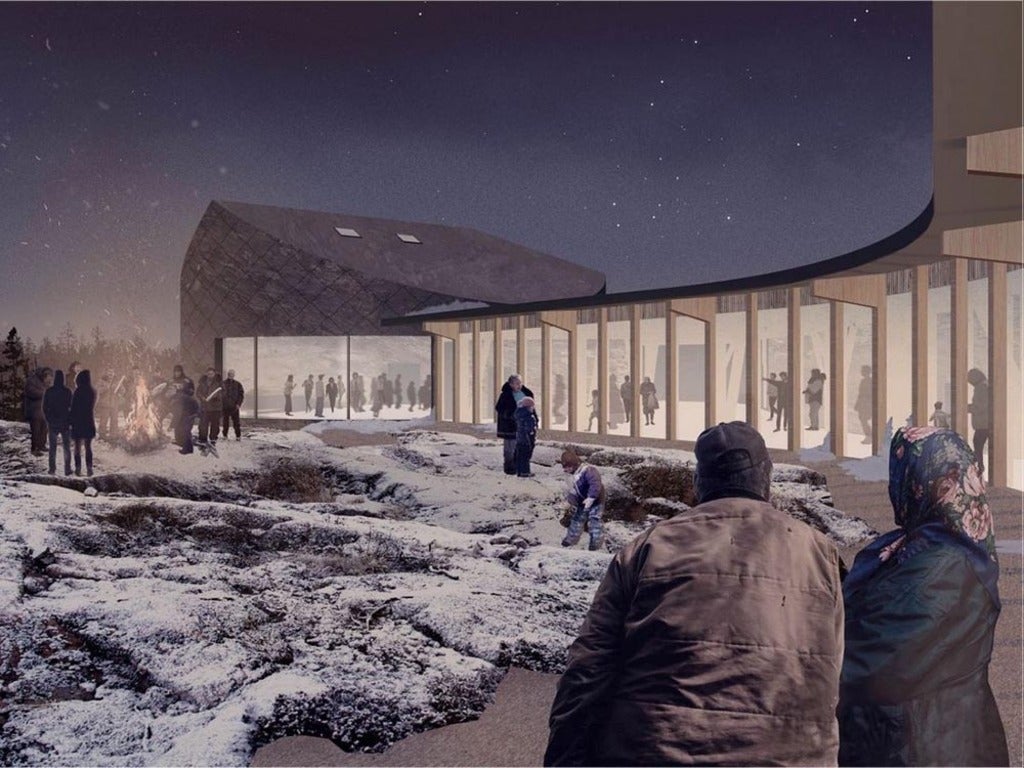 Wellness Centre by the Arctic Indigenous Wellness Foundation rendering
