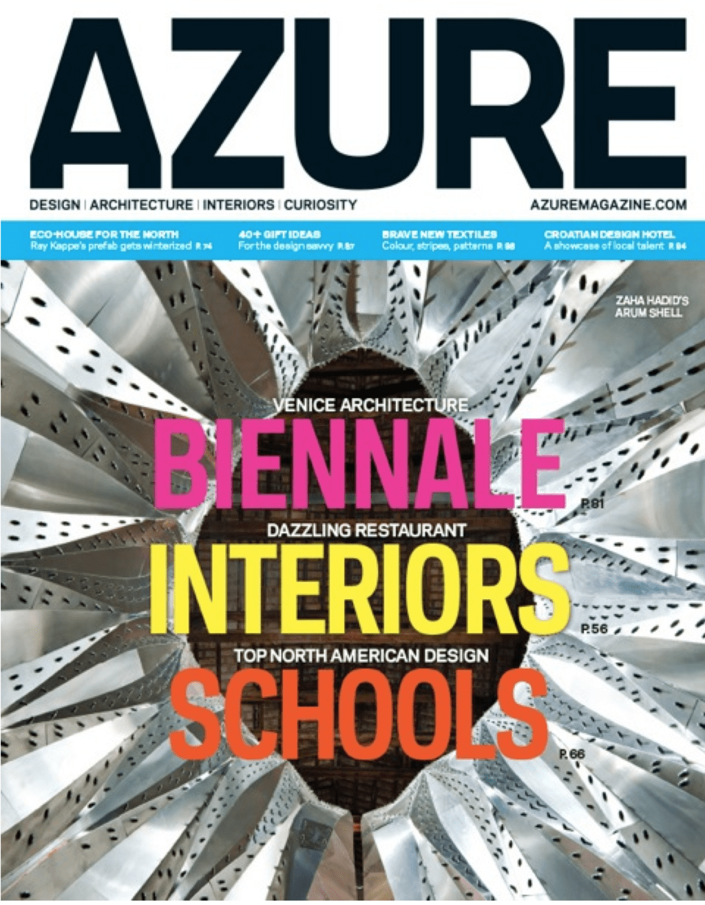 Azure November 2012 cover