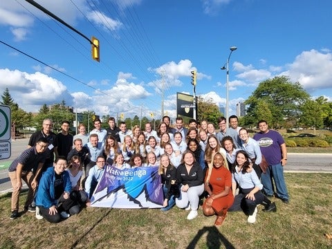 University of Twente students group photo