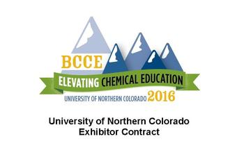BCCE advertisement with mountains.