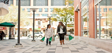 Image of two students shopping