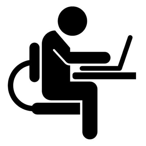 Icon - Person at desk