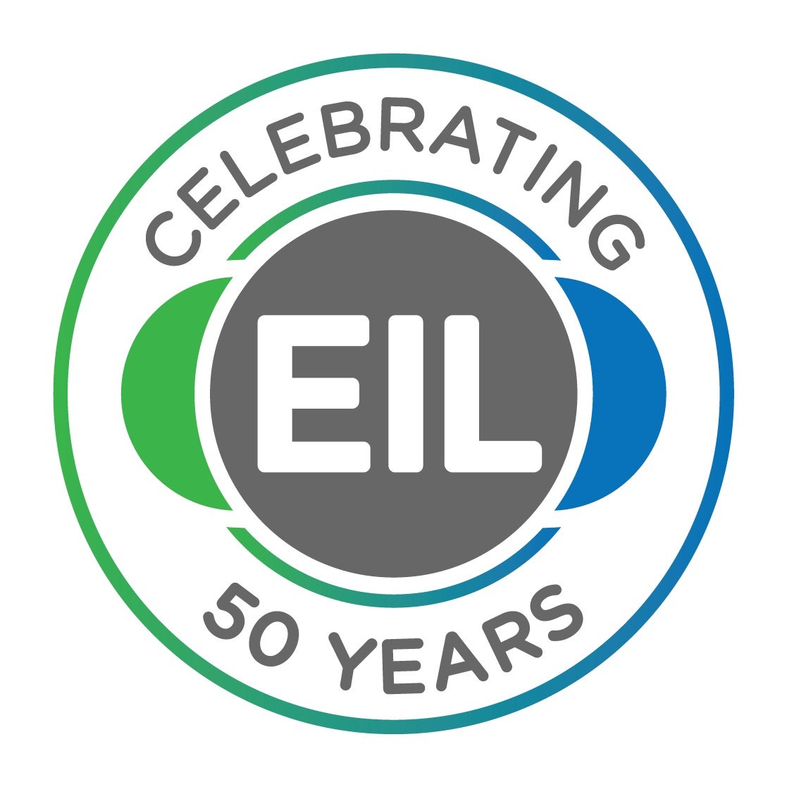 EIL badge celebrating 50 years