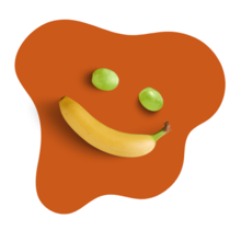 fruit smiley face