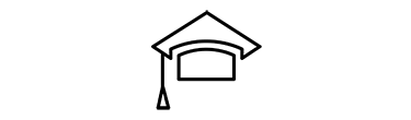 icon representing a graduation cap