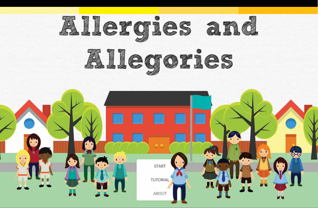 Allergies and Allegories Banner Starting Page