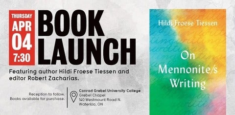 Tiessen book launch graphic