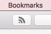 Safari's RSS icon.
