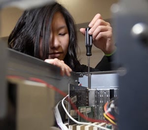 Photo of an engineer