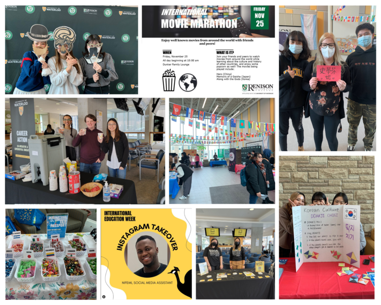 Photo collage of IEW 2022 events