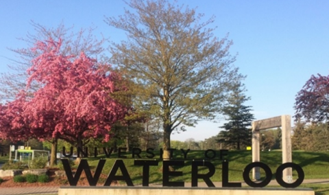 University of Waterloo sign