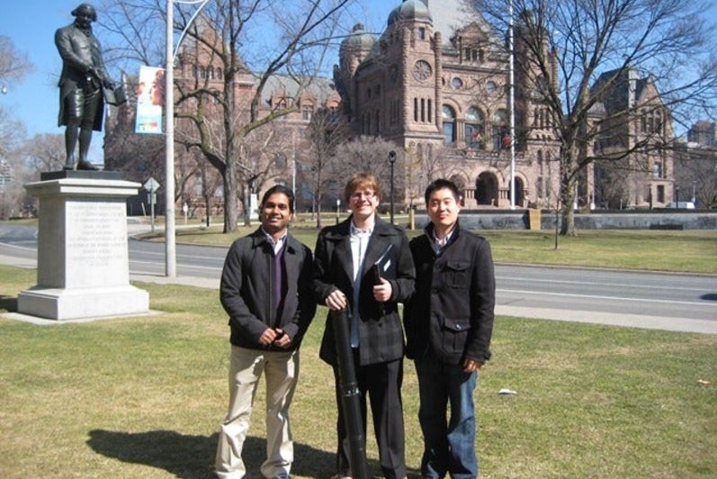 Ravi, Victor and Vince in Toronto