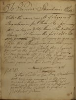 Page from Manuscript Cookbook.