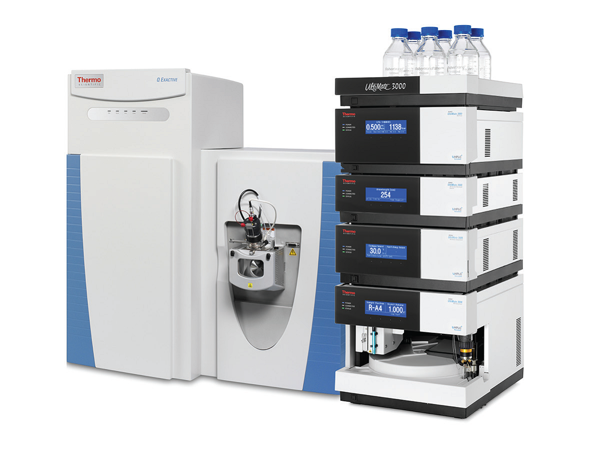 Thermo Q-Exactive mass spectrometer and Dionex Ultimate 3000 UPLC