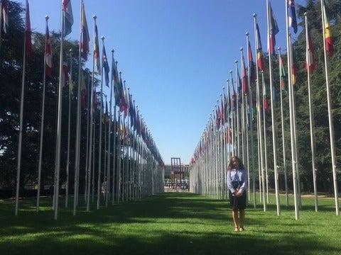 Apolline Montoya at the UN