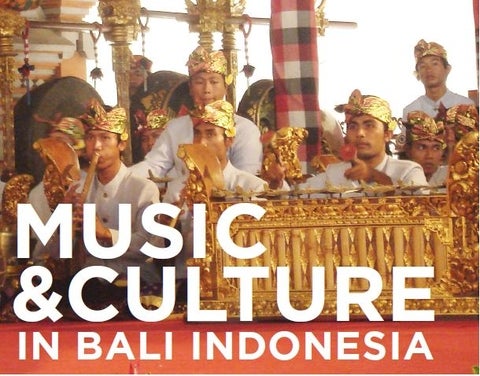 music and culture in bali