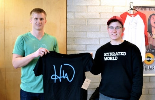 Aleks Poldma and Spencer Kelly, Hydrated World co-founders