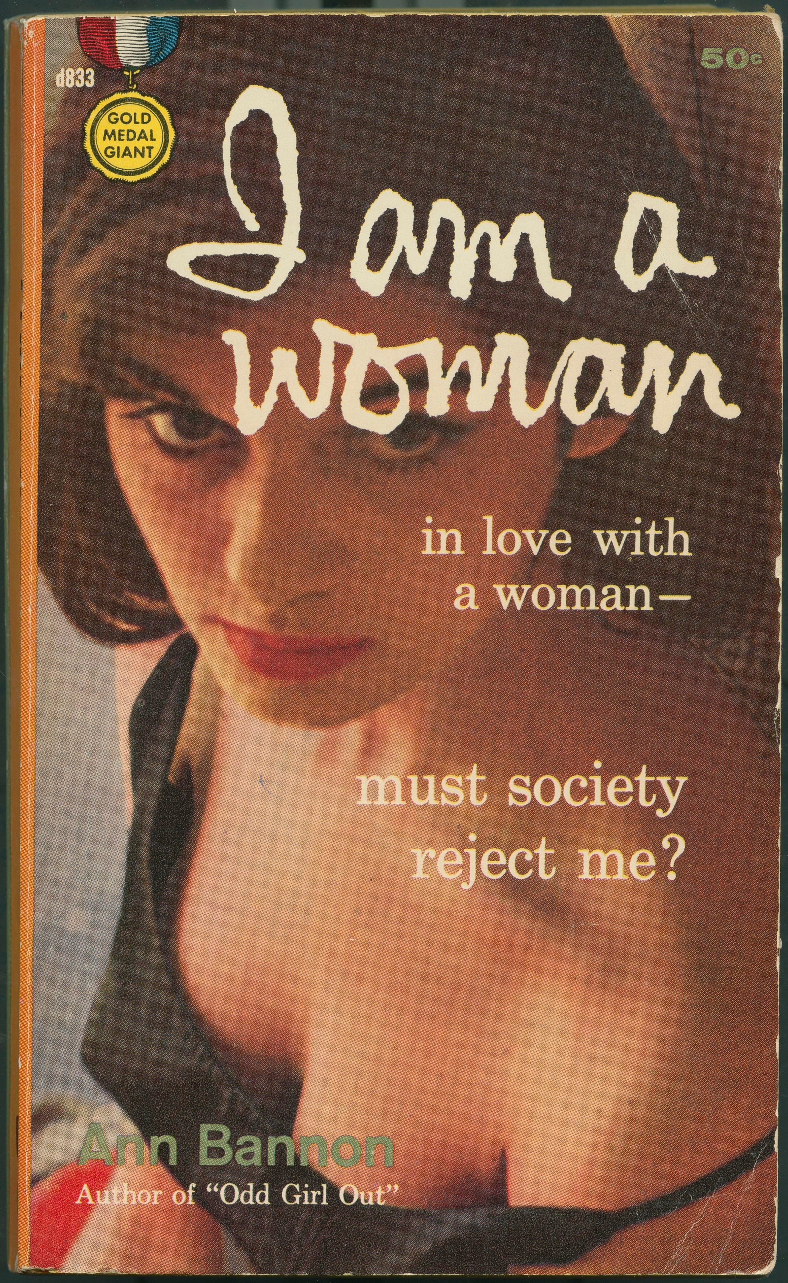 Cover from the lesbian pulp fiction collection