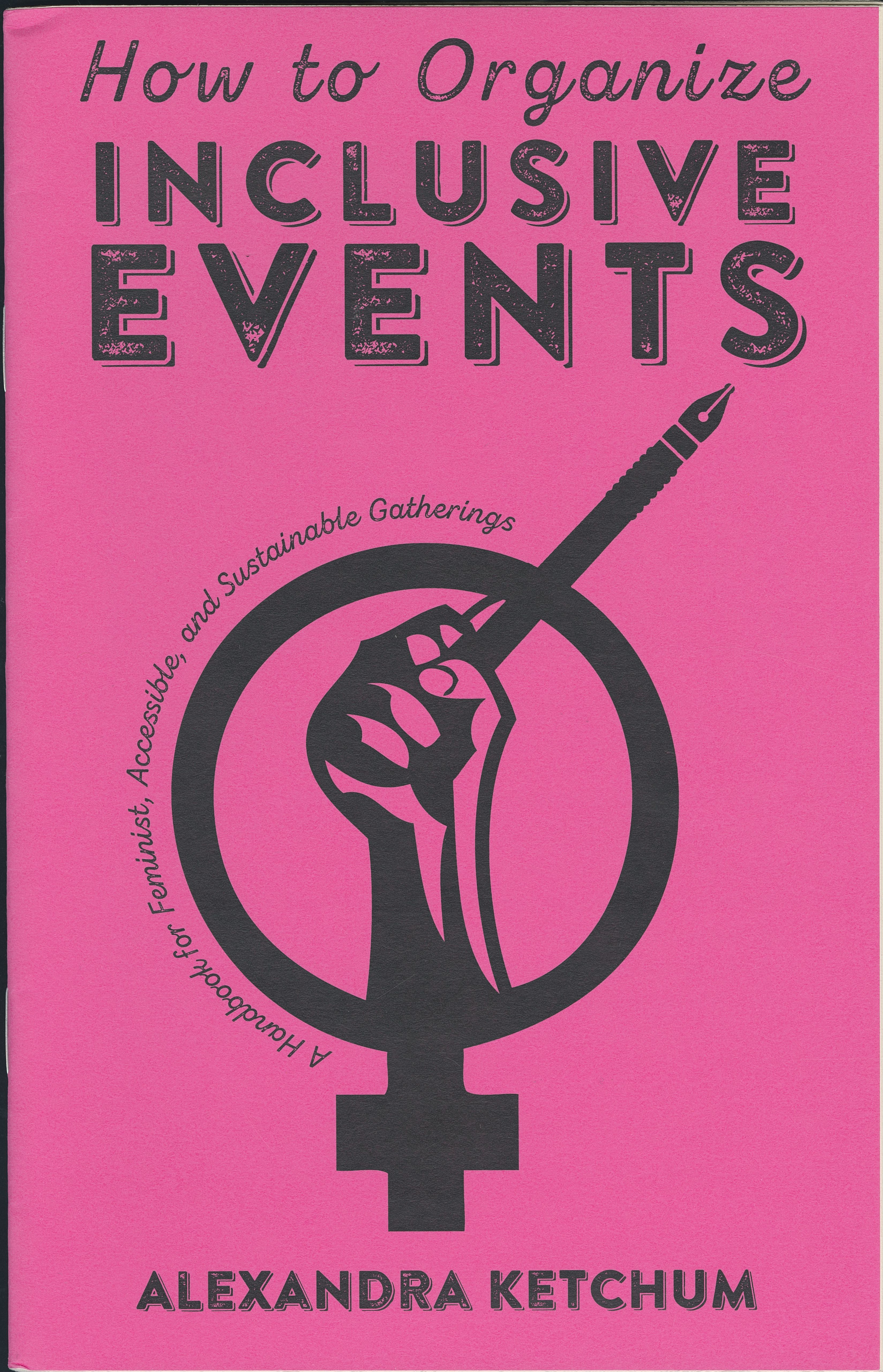Cover from the zine collection - How to Organize Inclusive Events