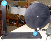 Photograph of a simple harmonic oscillator