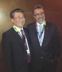 Dr. James Hong and President Feridun Hamdullahpur