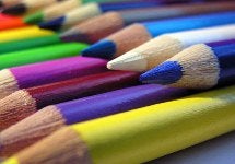 pencils of many colours