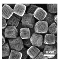 Tunable nanoscale corrugated metal patterning on metal nanoparticles and thin films