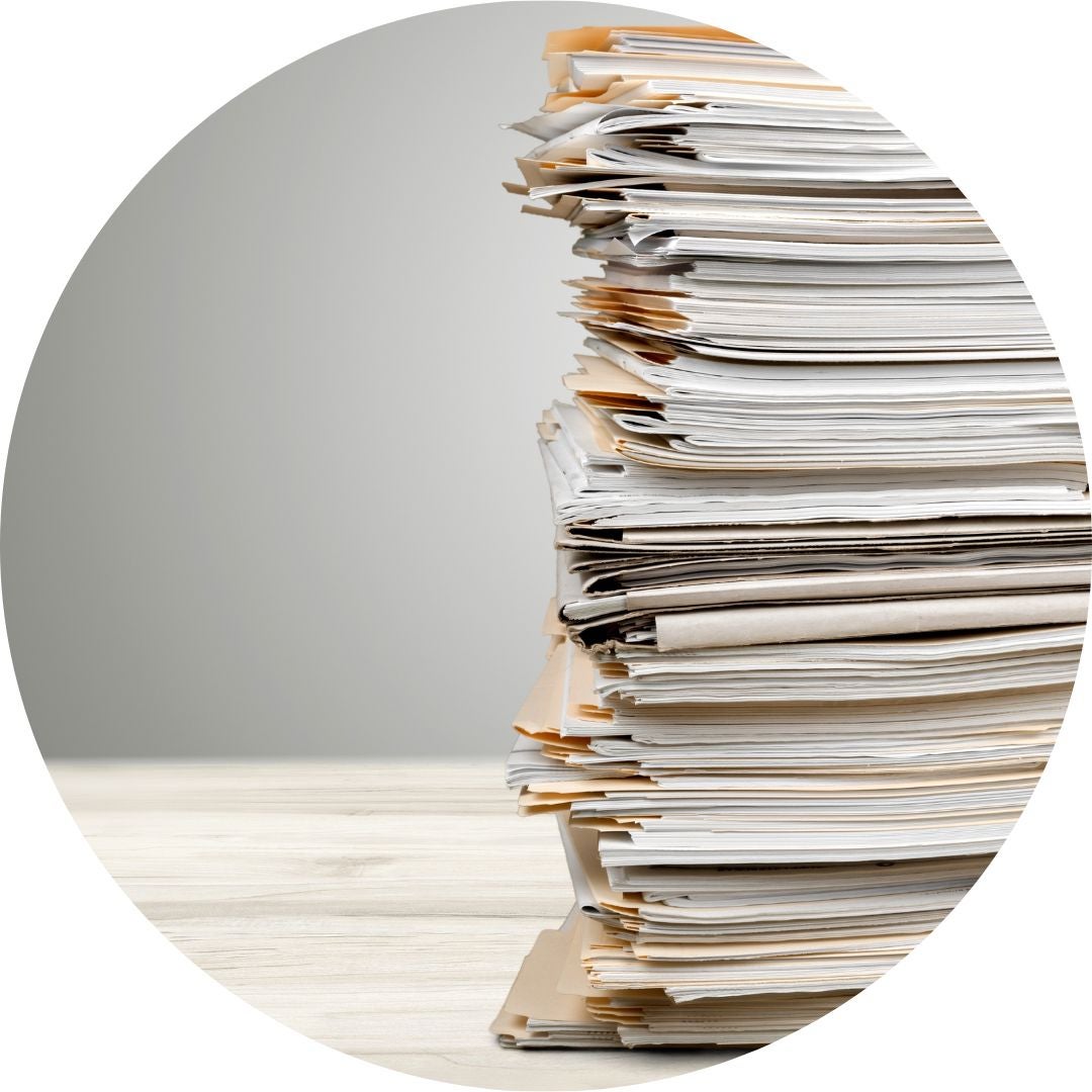 Stack of paper, linking to Paper webpage