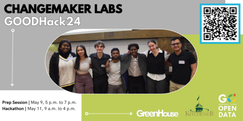 Changemaker Labs GOODHack24 taking place May 11, 2024