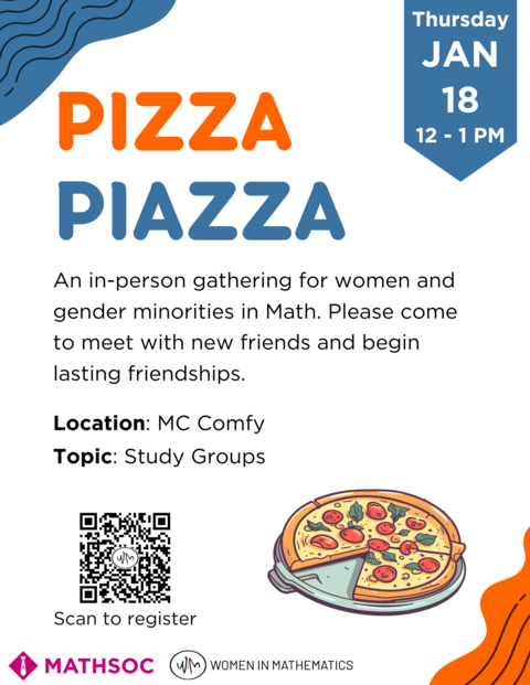 January Pizza Piazza poster