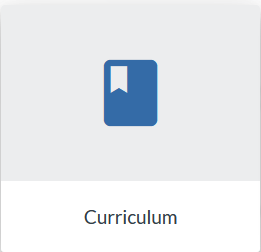 Screenshot of the Kuali CM Curriculum tile.