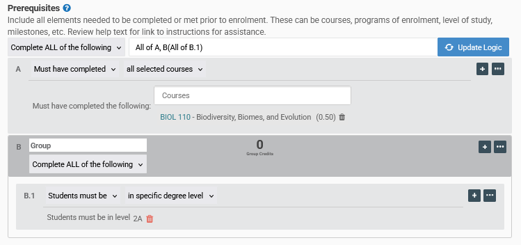 screenshot of scenario 6 rules, steps 1 to 8