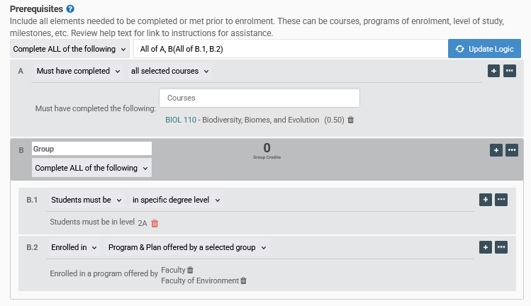 screenshot of scenario 6 rules, steps 1 to 14