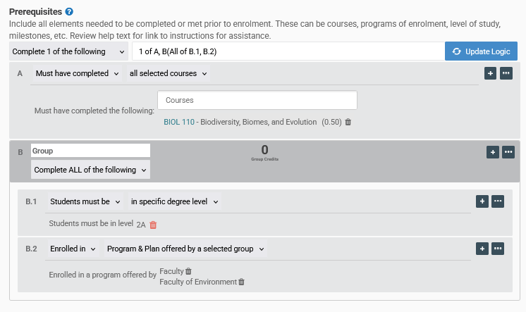 screenshot of scenario 6 rules, steps 1 to 15