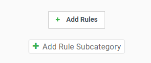 Screenshot of the Add Rules and Add Rule Subcategory buttons.