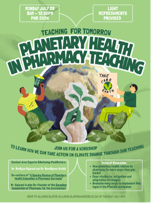 Teaching for Tomorrow event poster