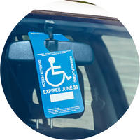 Accessible parking pass