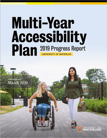 Multi-Year Accessibility Plan 2019 Progress Report cover