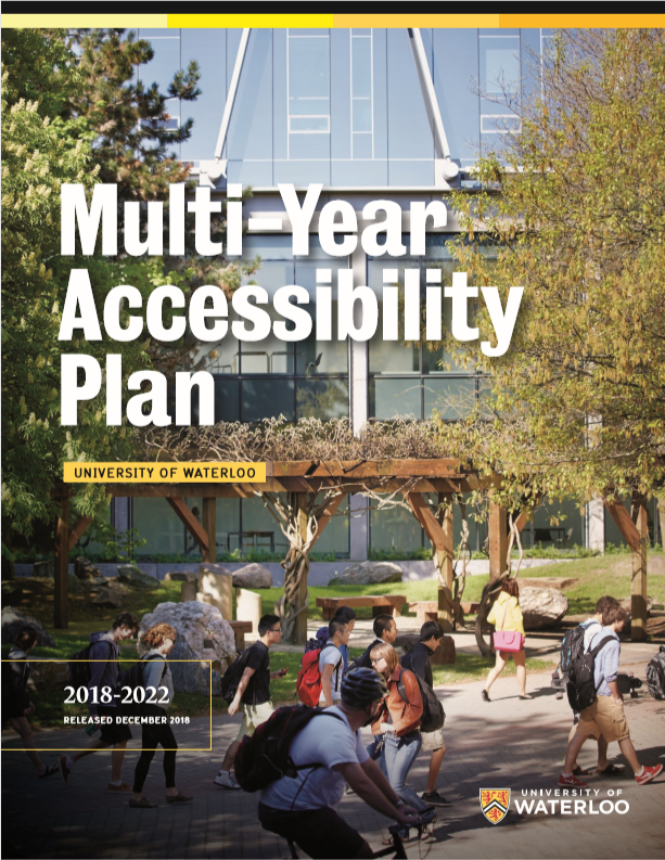 Muti-Year Accessibility Plan 2018-2022 front page