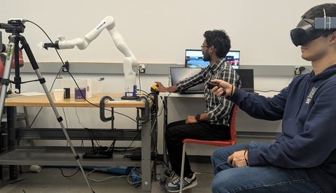 VR teleoperation of Kinova Gen3