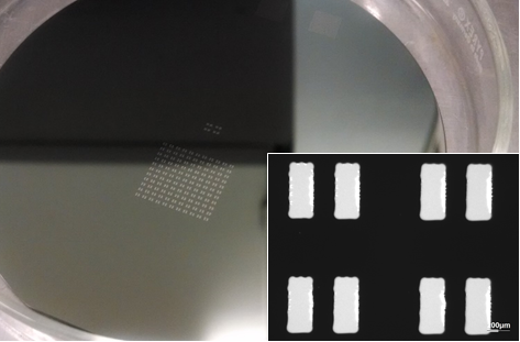 Printed silver nanoparticle contacts on a silicon wafer