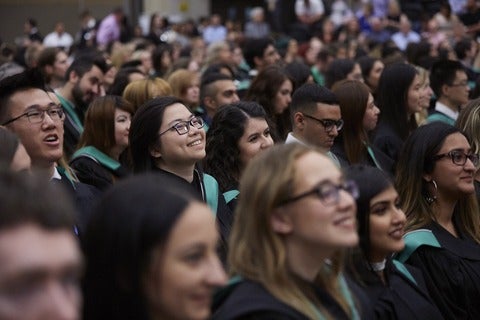 Students at Convocation