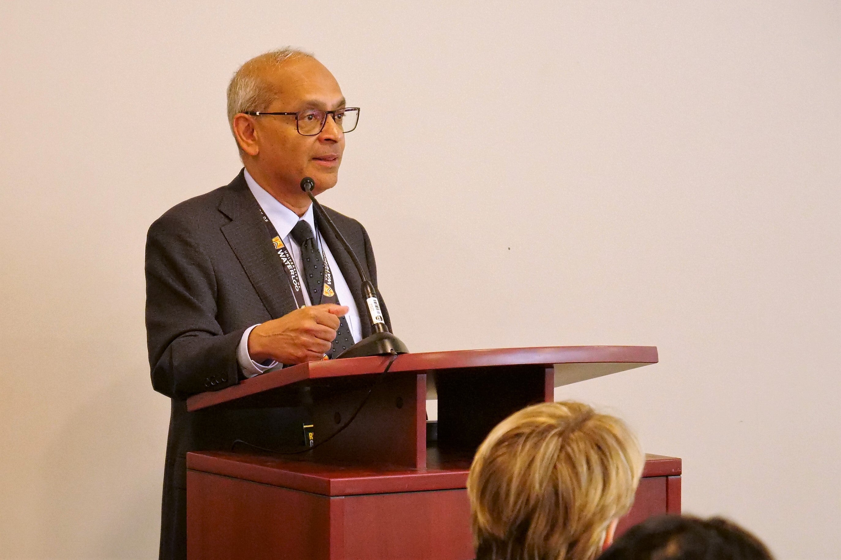 Waterloo innovation Summit - Vivek Goel, President and Vice-Chancellor, addresses the guests