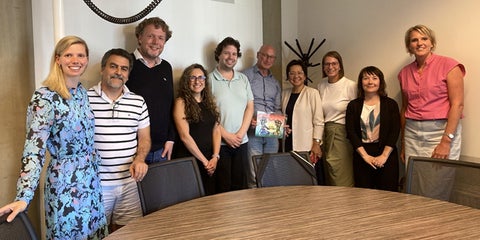 CCTS members at collaboration meeting and Saxion University visit.