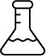 Science beaker icon