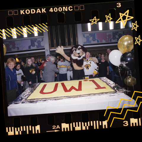 Celebration with king warrior