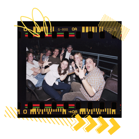 1999 people sitting together