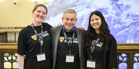 UWaterloo volunteers smiling